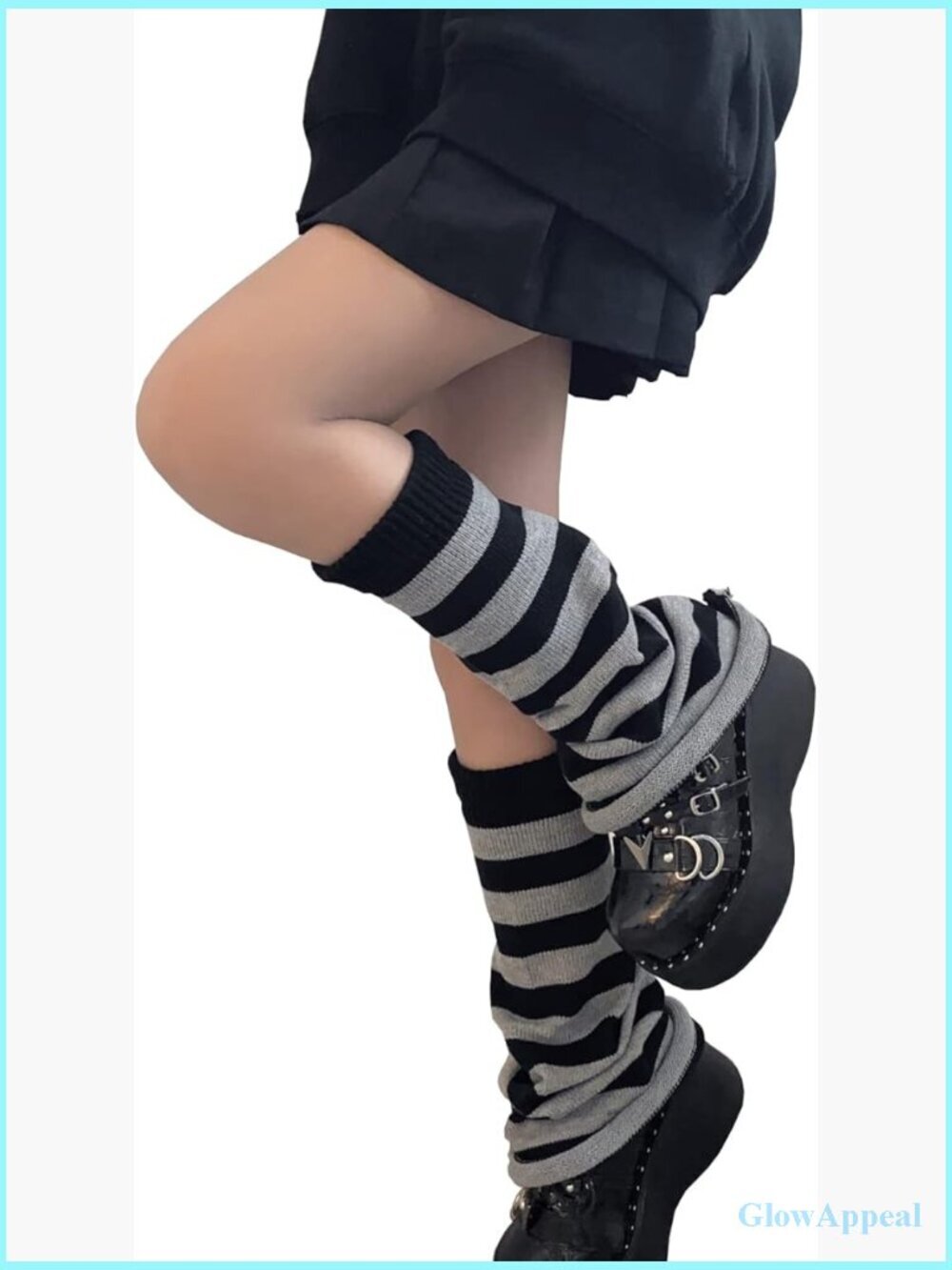 Knit Leg Warmers Long Socks Y2K Kawaii Lolita Harajuku Accessory